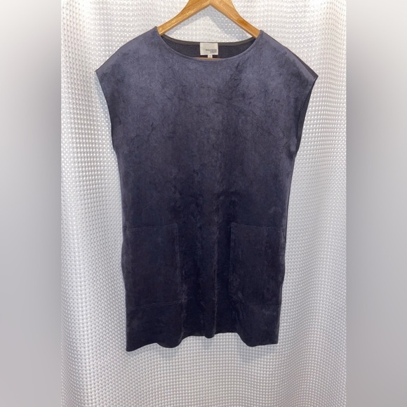 Womens Wilfred Free‎ faux suede gray mini dress size small - Picture 3 of 14